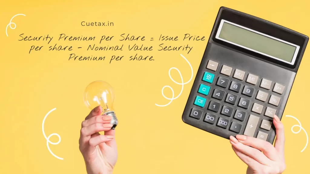 Formula to Calculate Issue shares at Premium